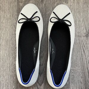 Rothy’s The Ballet Flat in Diamond Metallic